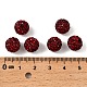 Perles de boule pav&eacute; disco (RB-H258-10MM-208)-2