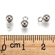 201 Stainless Steel 3D Ball Round Charms Pendants(STAS-Q171-05)-3