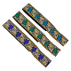 10.5M 3 Colors Ethnic Style Embroidery Polyester Ribbons(OCOR-FG0001-67)-1