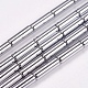 Non-magnetic Synthetic Hematite Beads Strands(X-G-K022-3x14mm-08)-1