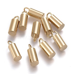 Ion Plating(IP) 304 Stainless Steel Pendants, Lock, Golden, 16.5x6mm, Hole: 3x4mm(STAS-I164-003G)