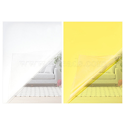 2Pcs 2 Colors Acrylic Plates, Acrylic Sheets, Mirror Effect, Rectangle, Mixed Color, 148x210mm, 1pc/color(DIY-FG0004-52)