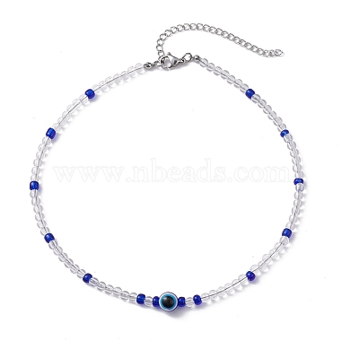 conjunto de joyas de mal de ojo(SJEW-JS01290)-7