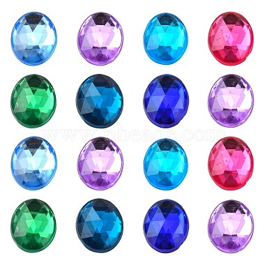 Cabuchones de diamante de imitación de acrílico de Taiwan imitación(GACR-A008-8x10mm-M)-5