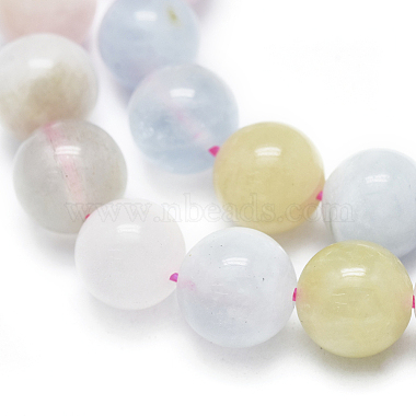 Brins de perles natura morganite(G-D0001-03-8mm)-3
