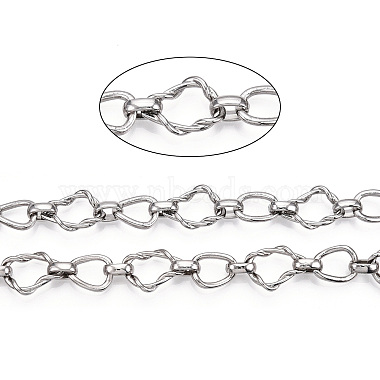 Alloy Teardrop with Twining Chains(LCHA-T001-12P)-2