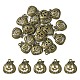 20colgantes de aleación de jack-o'-lantern de calabaza de halloween de estilo tibetano(TIBEP-YW0001-43AB)-1