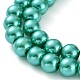 Baking Painted Pearlized Glass Pearl Round Bead Strands(HY-Q330-8mm-29)-3