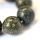Rangées de perles rondes en dentelle serpentine naturelle / verte(X-G-E334-6mm-14)-4