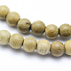 Natural Camphor Wood Beads Strands(WOOD-P011-08-6mm)-4
