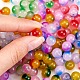 200Pcs 10 Colors Spray Painted Glass Beads(GLAA-SZ0001-79)-4