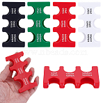 4Pcs 4 Colors ABS Plastic Japanese Yen Coin Holder Hard Case Organizer, Rectangle, Mixed Color, 9.3x4.65x1.15cm, Inner Diameter: 1.7~2.15cm, 1pc/color(AJEW-HY0002-33B)