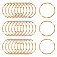 Smooth Surface Alloy Linking Ring, Ring, Matte Gold Color, 28x2.5mm(PALLOY-S117-164)