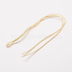 Nylon Cord Loop Making, Old Lace, 6 inch(150mm)(NWIR-P012-07)