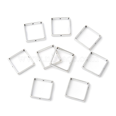 Antique Silver Square Alloy Beads