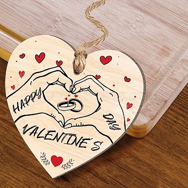 Heart with Word Wooden Hanging Plate(HJEW-WH0037-016)-6