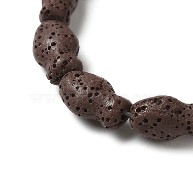 Natural Lava Rock Beads Strands(G-U007-01K)-3