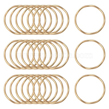 Matte Golden Ring Alloy Links