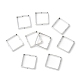 Tibetan Style Square Spacer Bead Frames for Jewelry Making(X-EA565Y-NF)-1