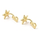 Alloy Clip-on Earring Findings(FIND-L015-006G)-2