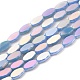 Chapelets de perles en verre opaque électrolytique(EGLA-J150-A-FR05)-1