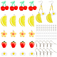 Chgcraft bricolage fruits balancent des kits de fabrication de boucles d'oreilles(DIY-CA0004-11)-1