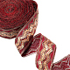 ポリエステル刺繍スパンコールリボン(OCOR-WH20003-38C)-1