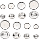 40Pcs 4 Size 304 Stainless Steel Brooch Cabochon Settings(STAS-SC0007-63)-1