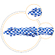 Superfindings 6 Paare 6 Farben Schnürsenkel aus Polyesterschnur mit Schottenmuster(FIND-FH0006-85A)-5