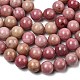 perles de rhodonite naturelles(GSR018)-5