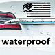 4Pcs 4 Styles Square PET Waterproof Self-adhesive Car Stickers(DIY-GF0007-45H)-3