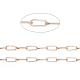 Ion Plating(IP) 304 Stainless Steel Paperclip Chains(CHS-F010-01I-RG)-1
