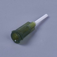 Plastic Fluid Precision Blunt Needle Dispense Tips, Olive, 30x7.5mm, Pin: 1.5mm, Inner Diameter: 4.5mm(TOOL-WH0117-11F)
