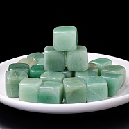 100g Cube Natural Green Aventurine Beads, for Aroma Diffuser, Wire Wrapping, Wicca & Reiki Crystal Healing, Display Decorations, 15~20x15~20x15~20mm(PW-WG41404-02)