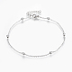 304 Stainless Steel Anklets(AJEW-H013-01P)-1