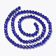 Opaque Solid Color Glass Beads Strands(EGLA-A034-P1mm-D07)-2