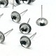 304 Stainless Steel Stud Earring Findings(STAS-E024-11)-1
