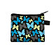 Butterfly Pattern Polyester Clutch Bags(PAAG-PW0016-16B)-1