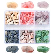 Acrylic Beads, Imitation Gemstone, Chip, Mixed Color, 4~13x4~6x4~5mm, Hole: 1.2mm, about 30pcs/color(OACR-YW0001-84)