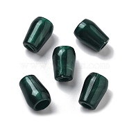 Two Tone Acrylic Beads, Imitation Gemstone Beads, Cone, Dark Slate Gray, 12x17mm, Hole: 5mm and 7mm.(OACR-S042-03E)