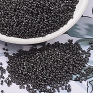 MIYUKI Delica Beads, Cylinder, Japanese Seed Beads, 11/0, (DB2368) Duracoat Opaque Dyed Charcoal, 1.3x1.6mm, Hole: 0.8mm, about 2000pcs/10g(X-SEED-J020-DB2368)