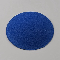 EVA Cloth Round Fascinator Hat Base for Millinery Magic, Blue, 110x3mm(AJEW-WH0010-19E)