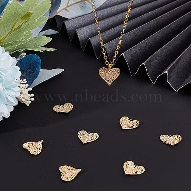 beebeecraft 8pcs pendentifs en laiton avec zircone cubique transparente(KK-BBC0006-97)-4