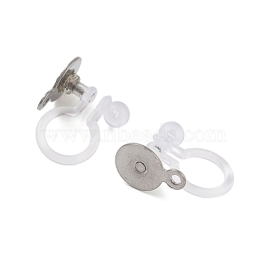 Accesorios para pendientes con clip de acero inoxidable que no se deslustran 304(STAS-B072-14P)-2