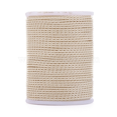 1mm AntiqueWhite Waxed Polyester Cord Thread & Cord
