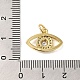 Brass Cubic Zirconia European Dangle Charms(KK-K349-24)-4