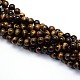 Natural Grade AB Tiger Eye Round Beads Strands(G-YW0001-58A)-1