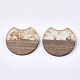 Resin & Walnut Wood Pendants(RESI-T023-A-11H)-2