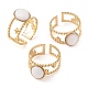 Oval Natural White Jade Finger Rings(RJEW-Z057-11G-05)-4