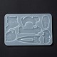 moules en silicone silhouette bricolage(X-DIY-P039-01)-3